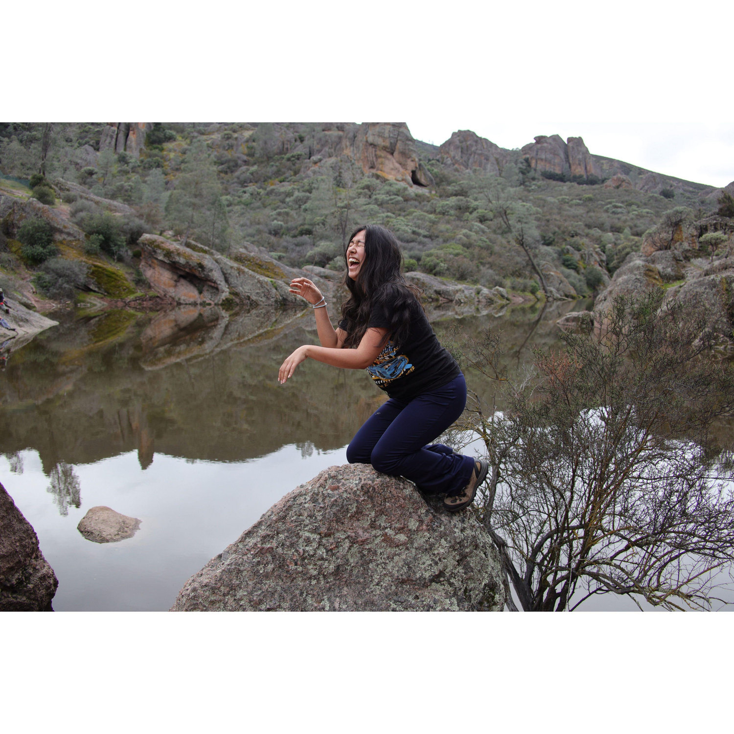Our trip to Pinnacles National Park, where Sierra let loose her dinosaur side