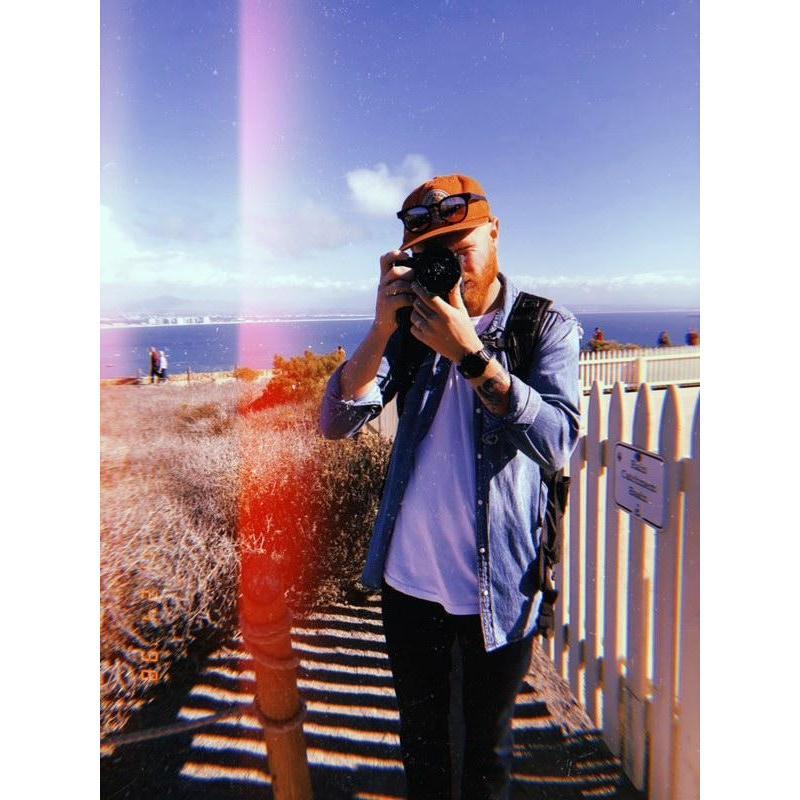 Mikey in his natural habitat behind the camera.