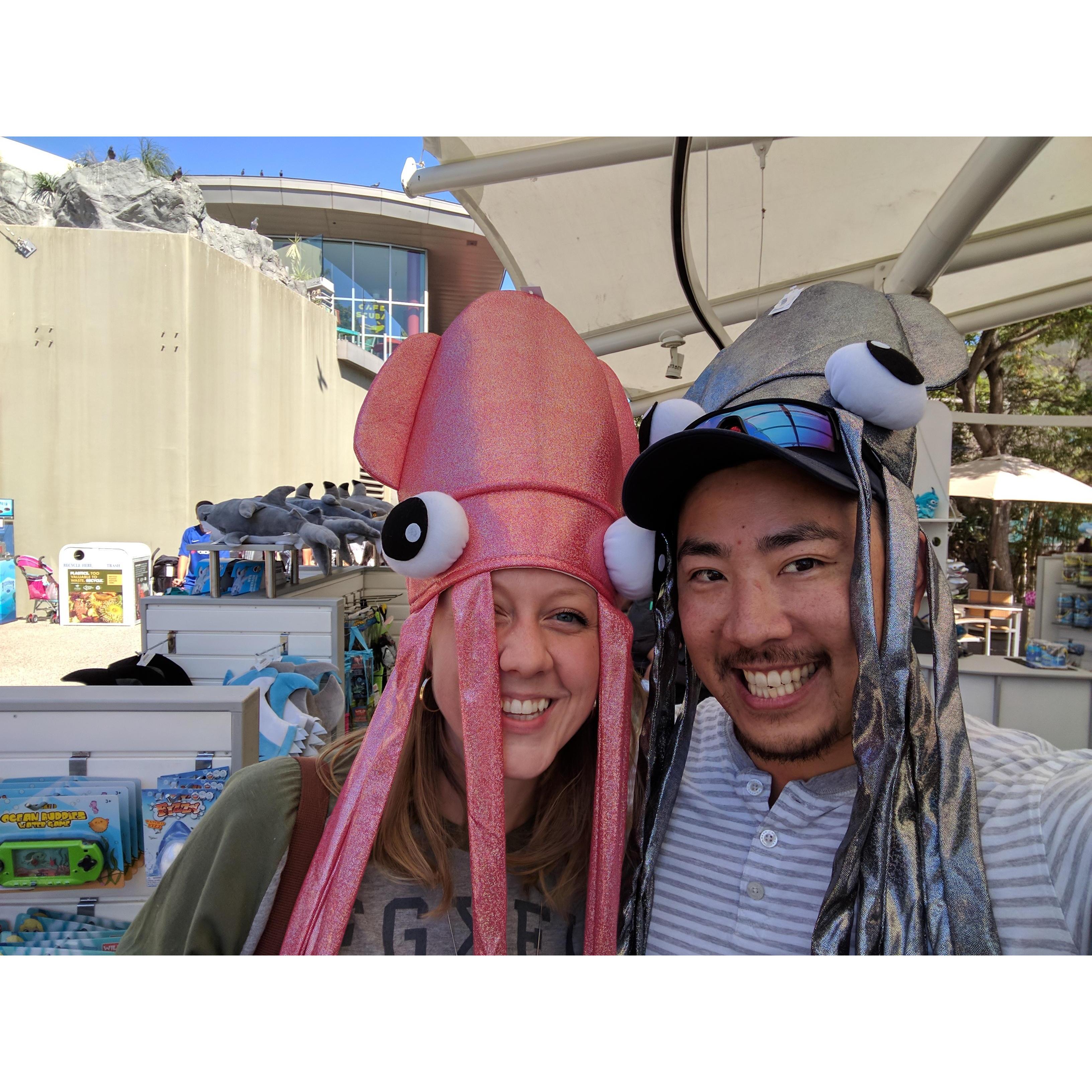 Dan loves aquariums and the ocean