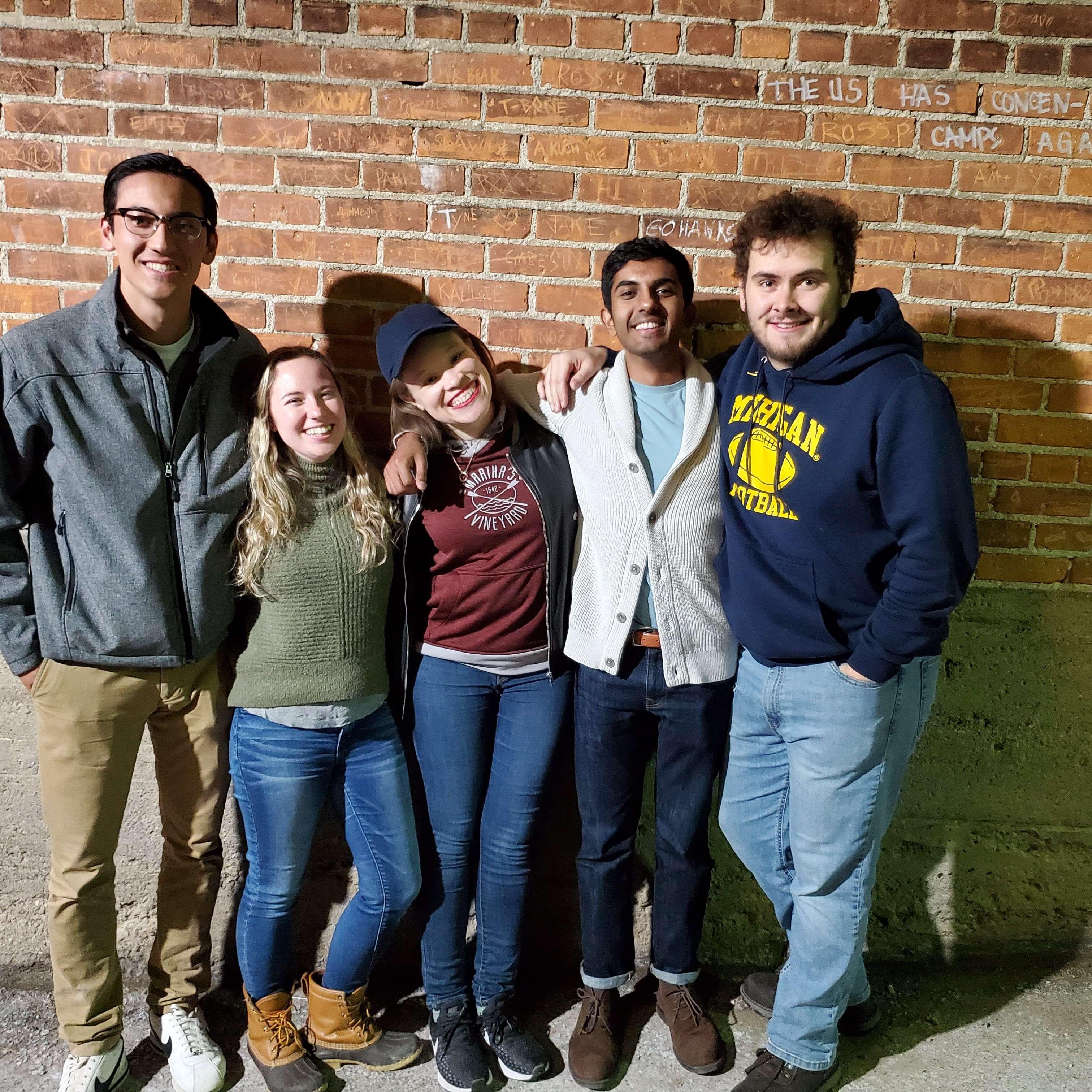 Photo from my Munger Days, my suitemates. Would not have made it through the pandemic without Amanda and Ethan. 