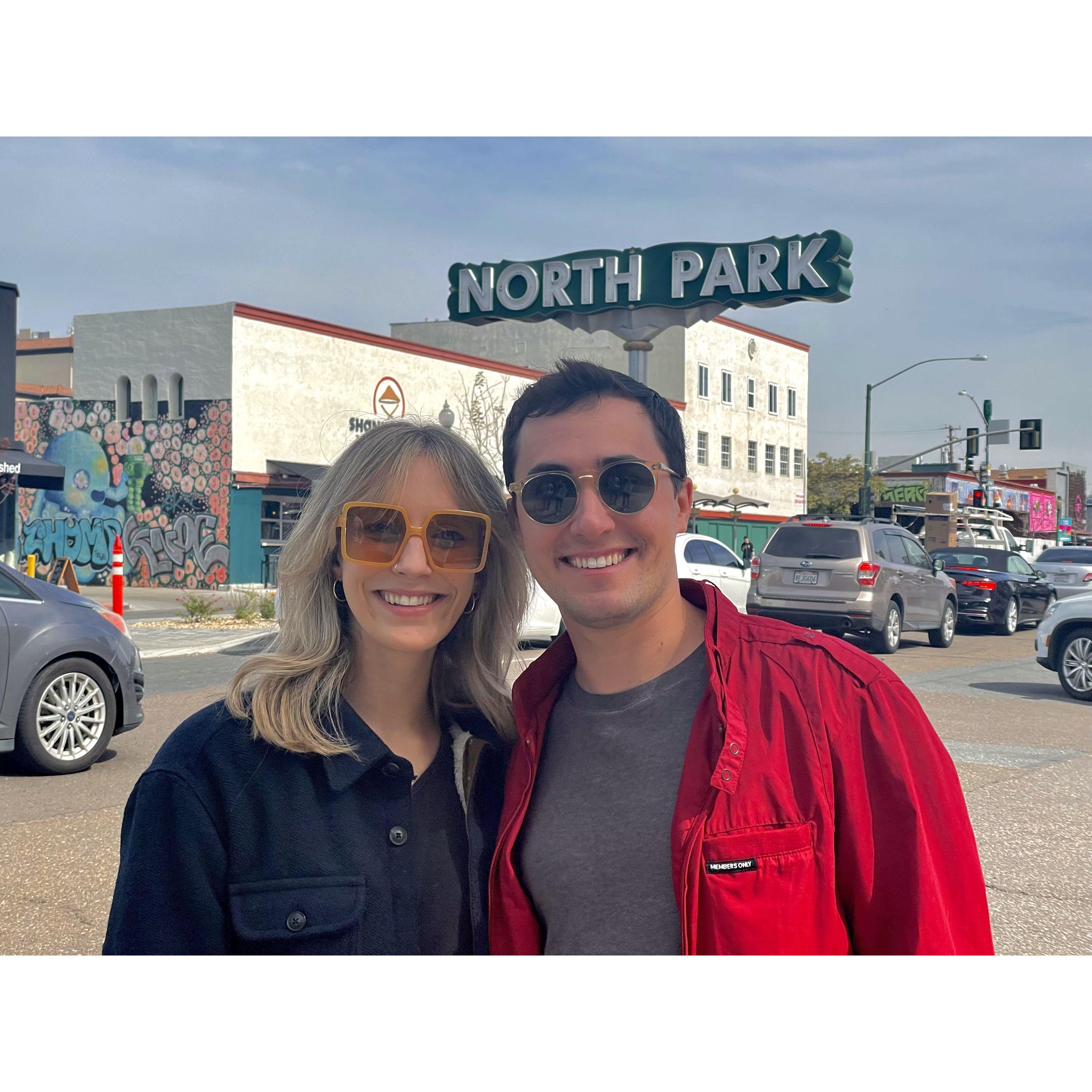North Park, San Diego (our home!)