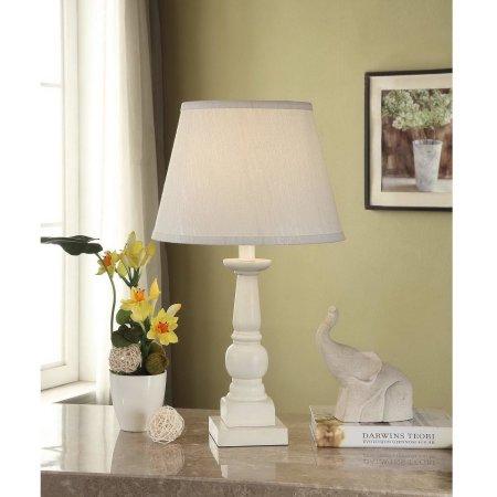 Mainstays Washed Finish Wood Table Lamp Base