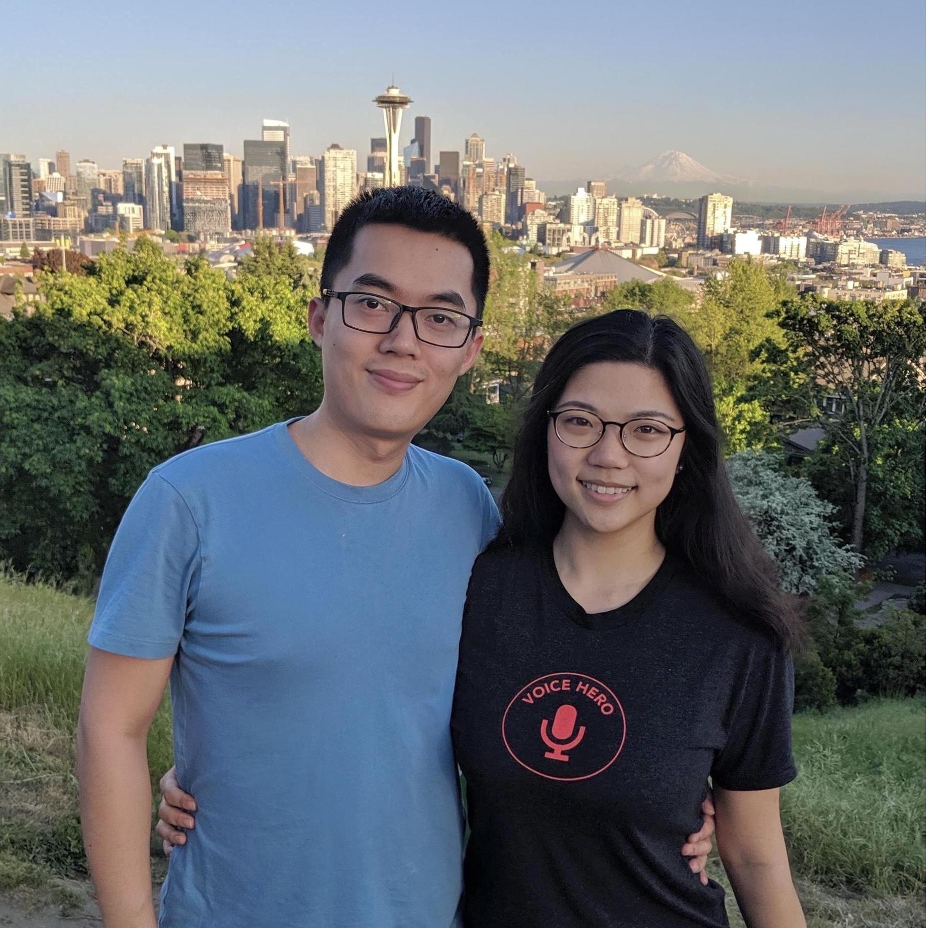 We both landed jobs in Seattle after graduation.