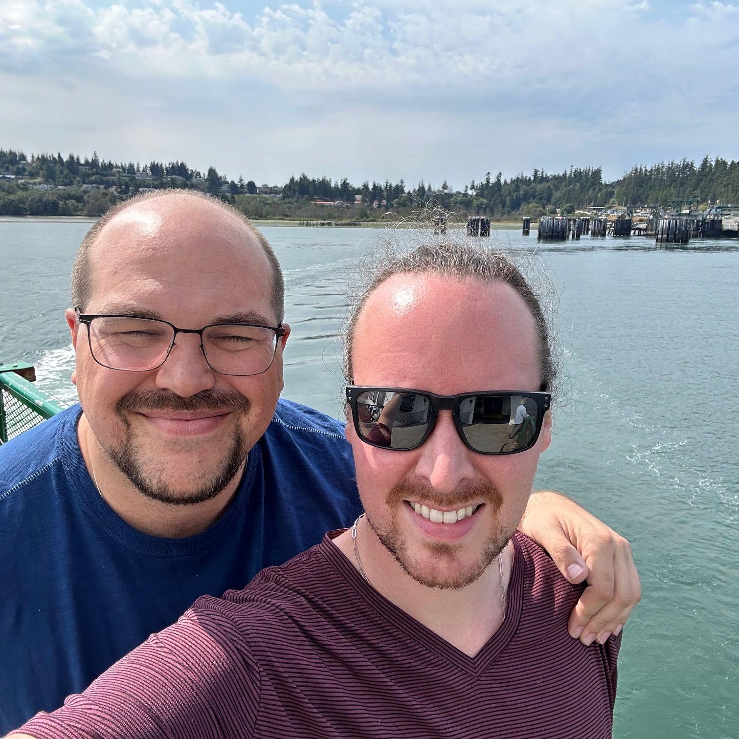 On the Ferry to San Juan Island