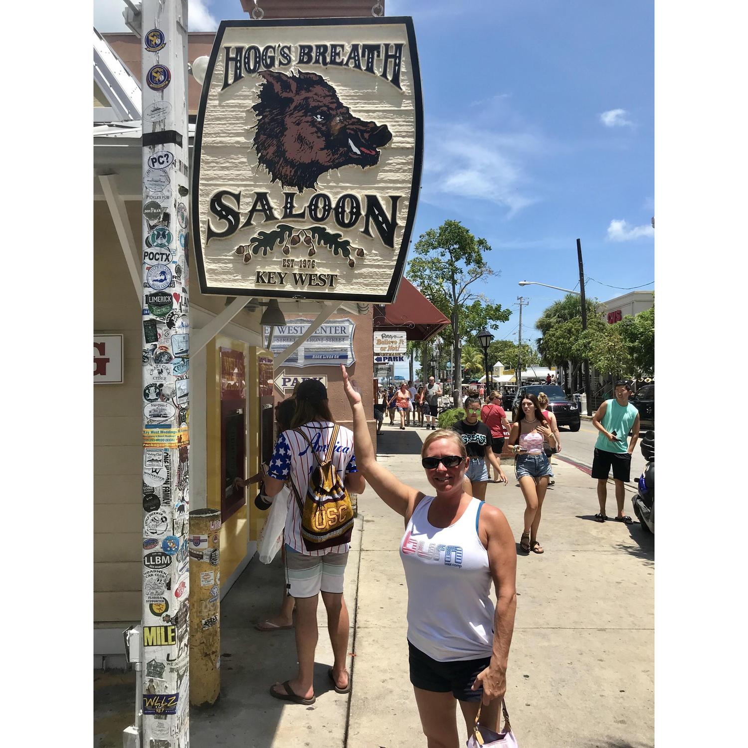 Worlds Famous Hogs Breath Saloon!