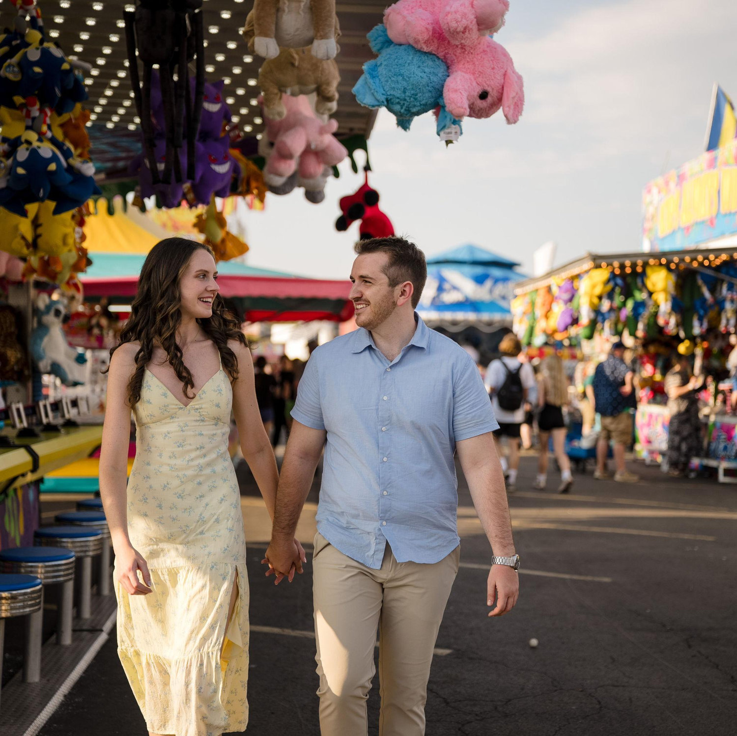 Took our engagement photos back to where we had our first date!