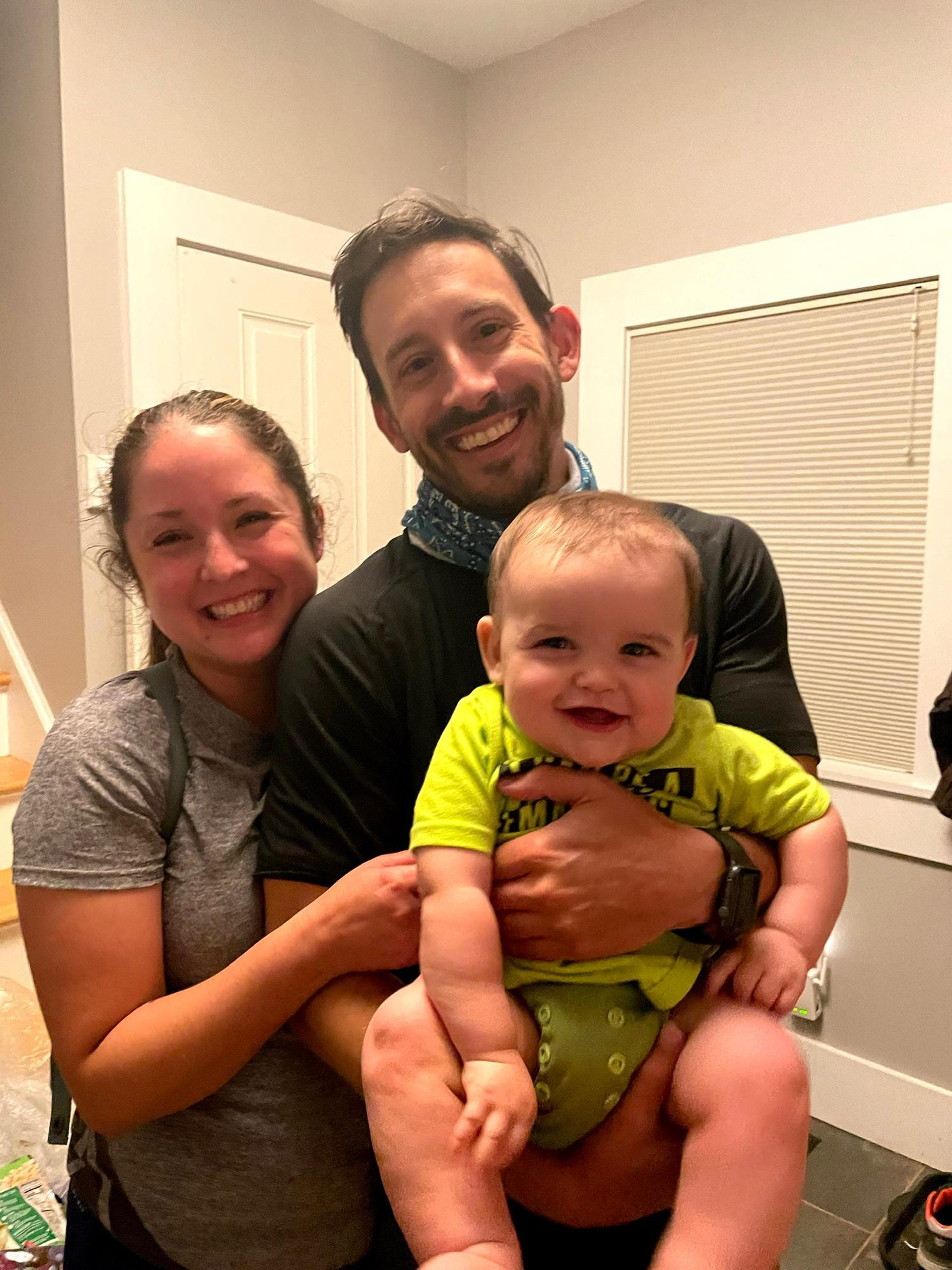 Visiting Conor's family Massachusetts and meeting our nephew, Zev