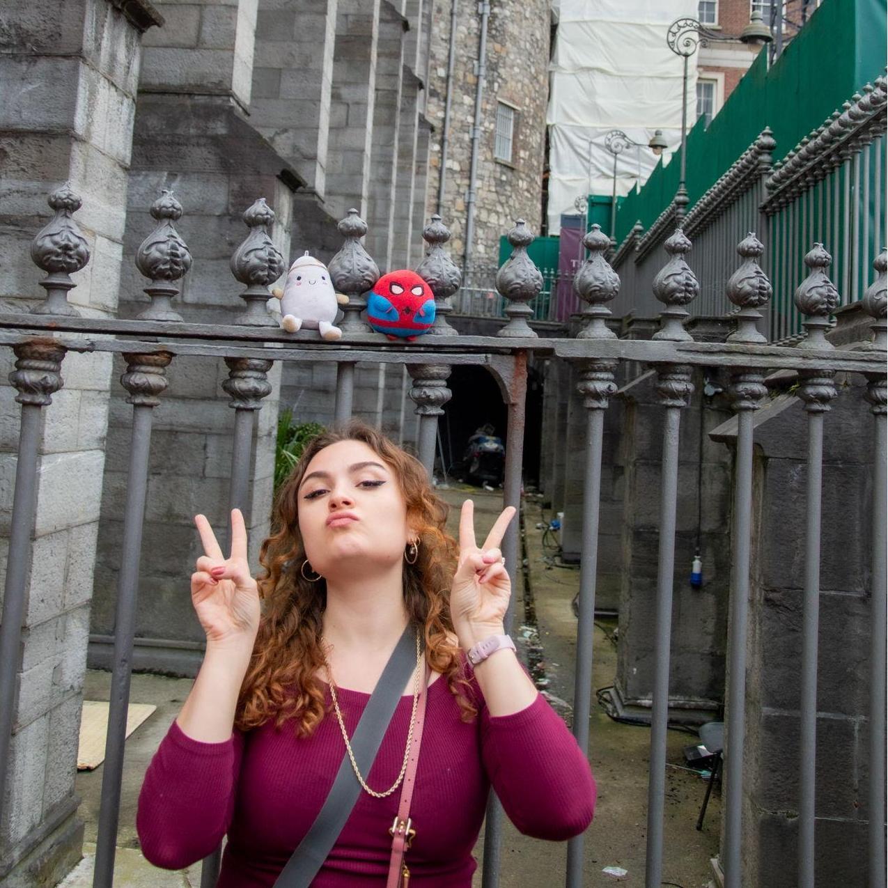 Visiting Dublin Castle on our last day in Ireland!