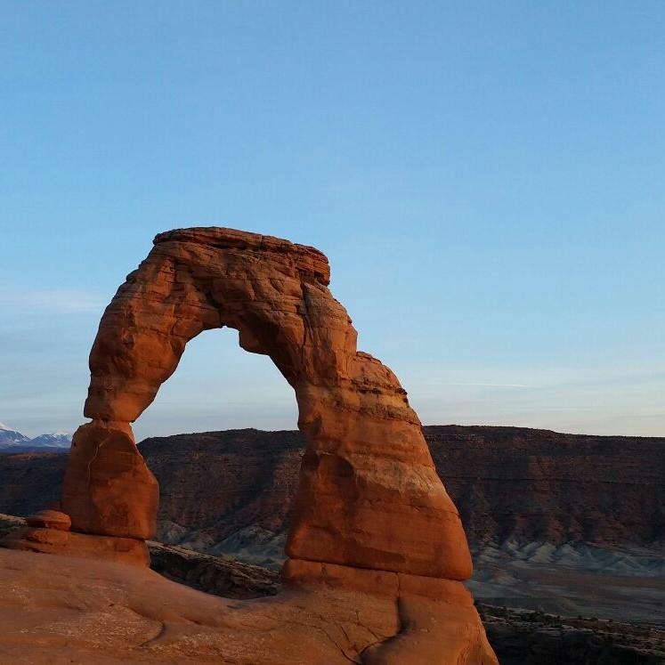 better view of delicate arch