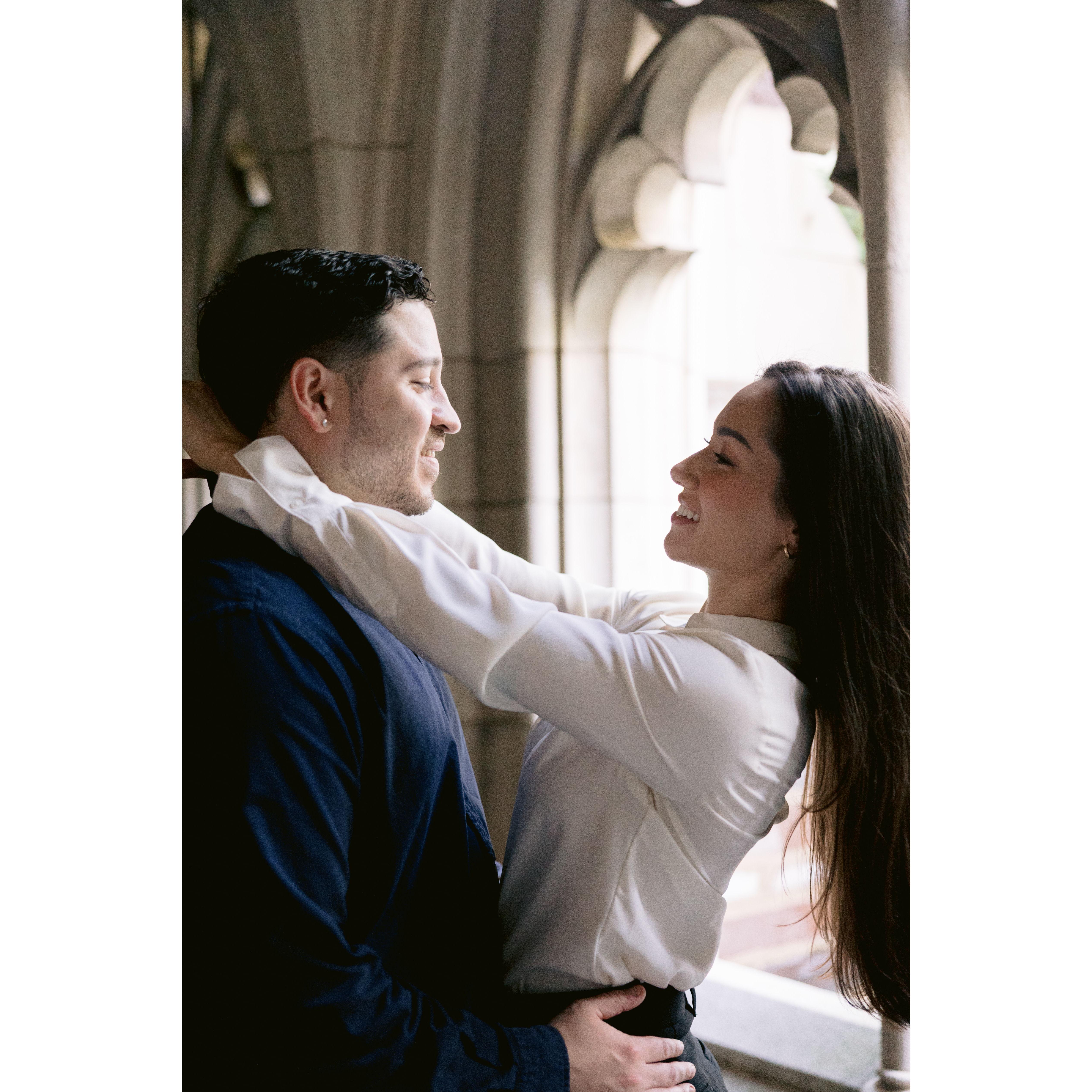 May 2025 - Engagement photoshoot at Princeton University.