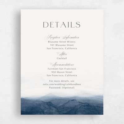 Dark Royal, Blue Wedding Enclosure - Dew