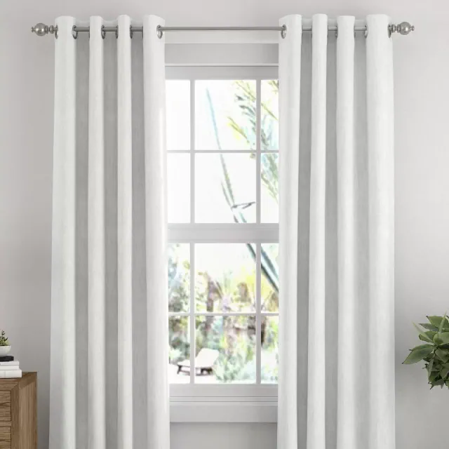 2 Panel Thermal-Insulated 100% Total Blackout Grommet Window Curtains - Becky Cameron
