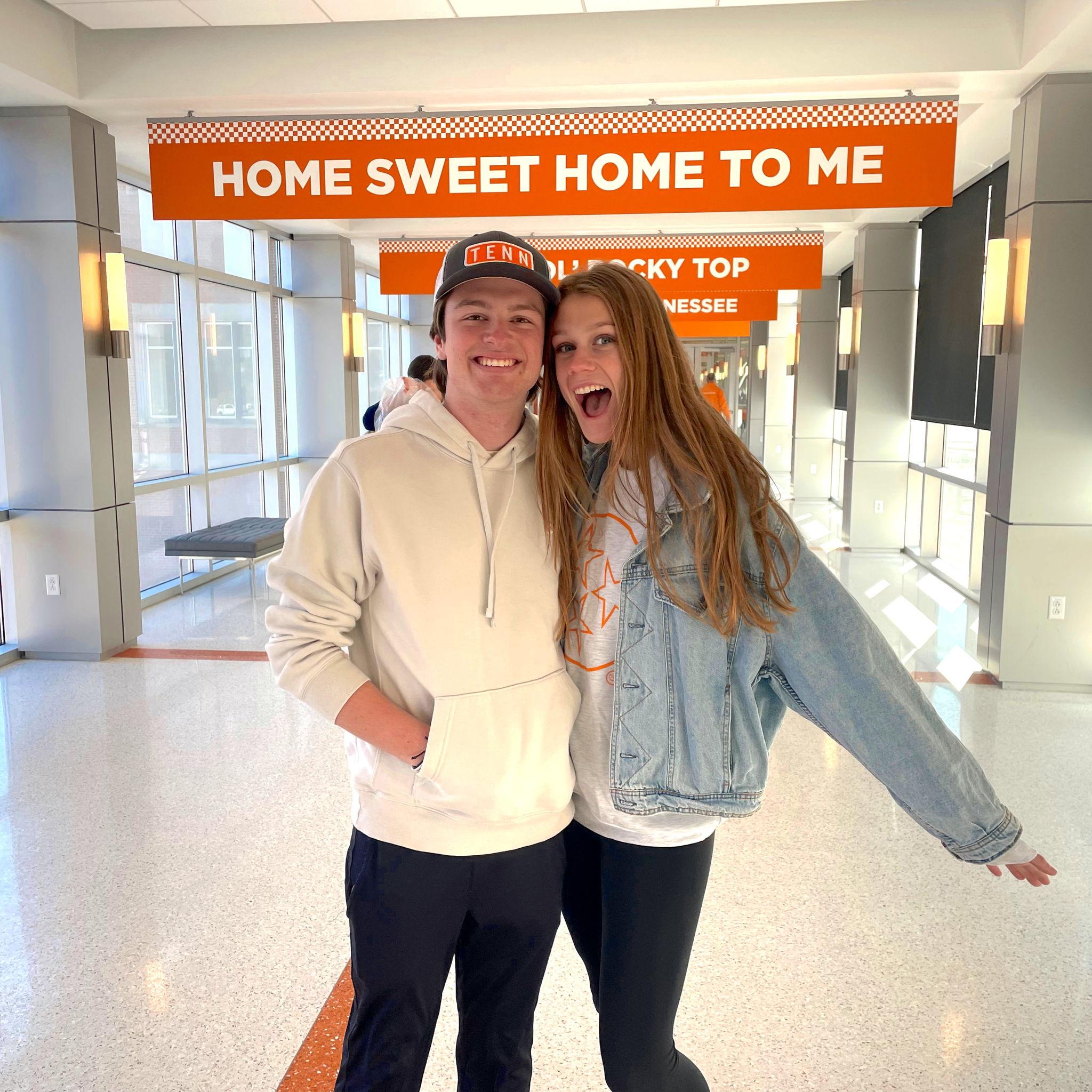 Taylor's first visit to Knoxville freshman year!