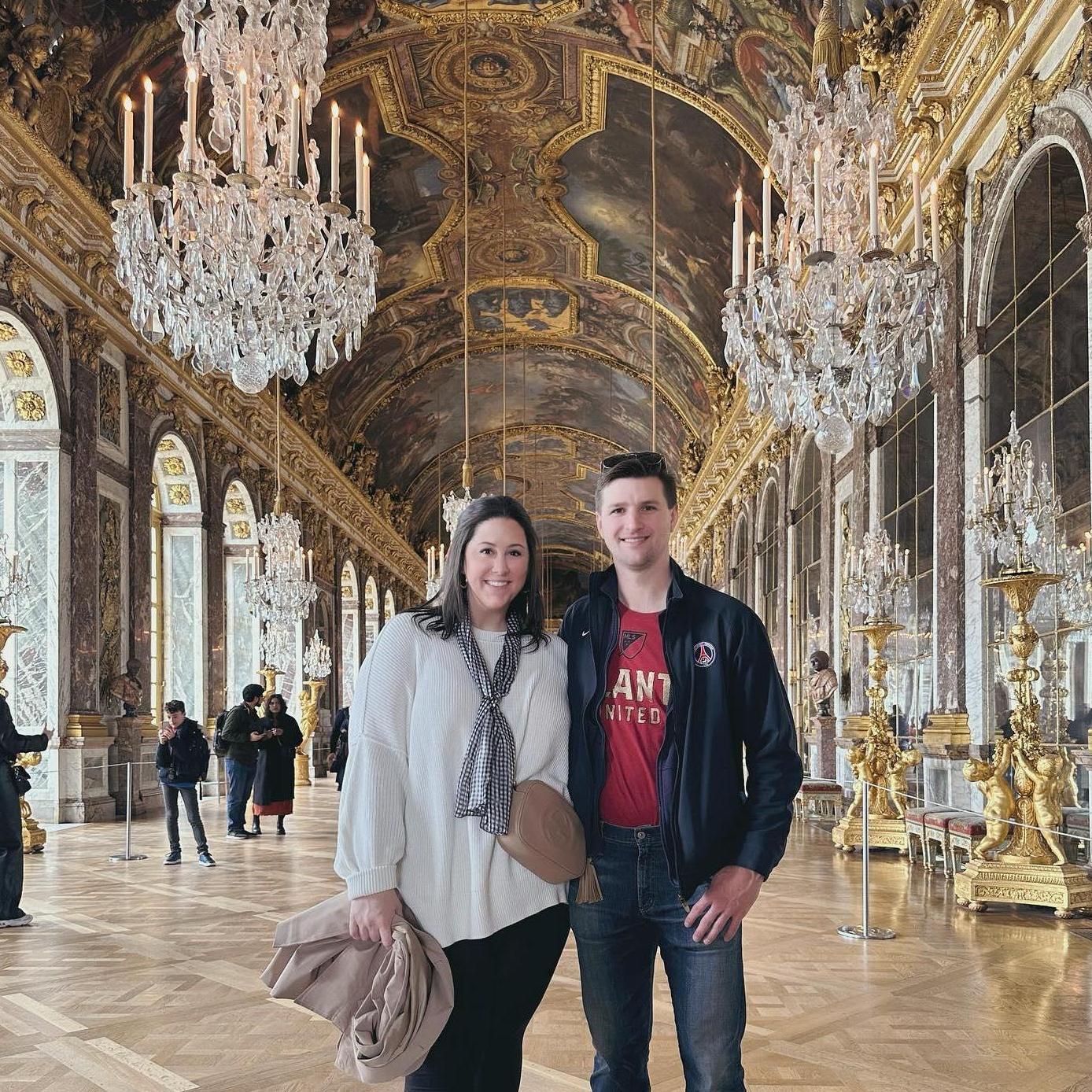 Our first trip to Europe- wandering around Versailles