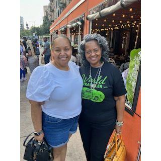Mona & Mrs Hall (half of our marriage coaching team) - Melba's Restaurant 8/12/2023