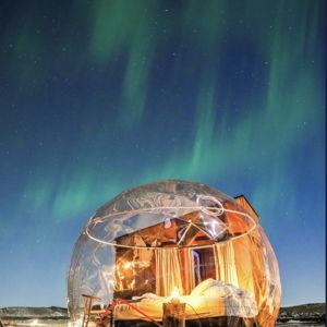 Overnight stay at Aurora Igloos in Iceland