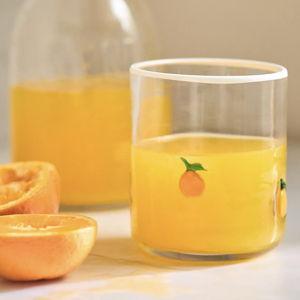 Icon Juice Glass, Orange