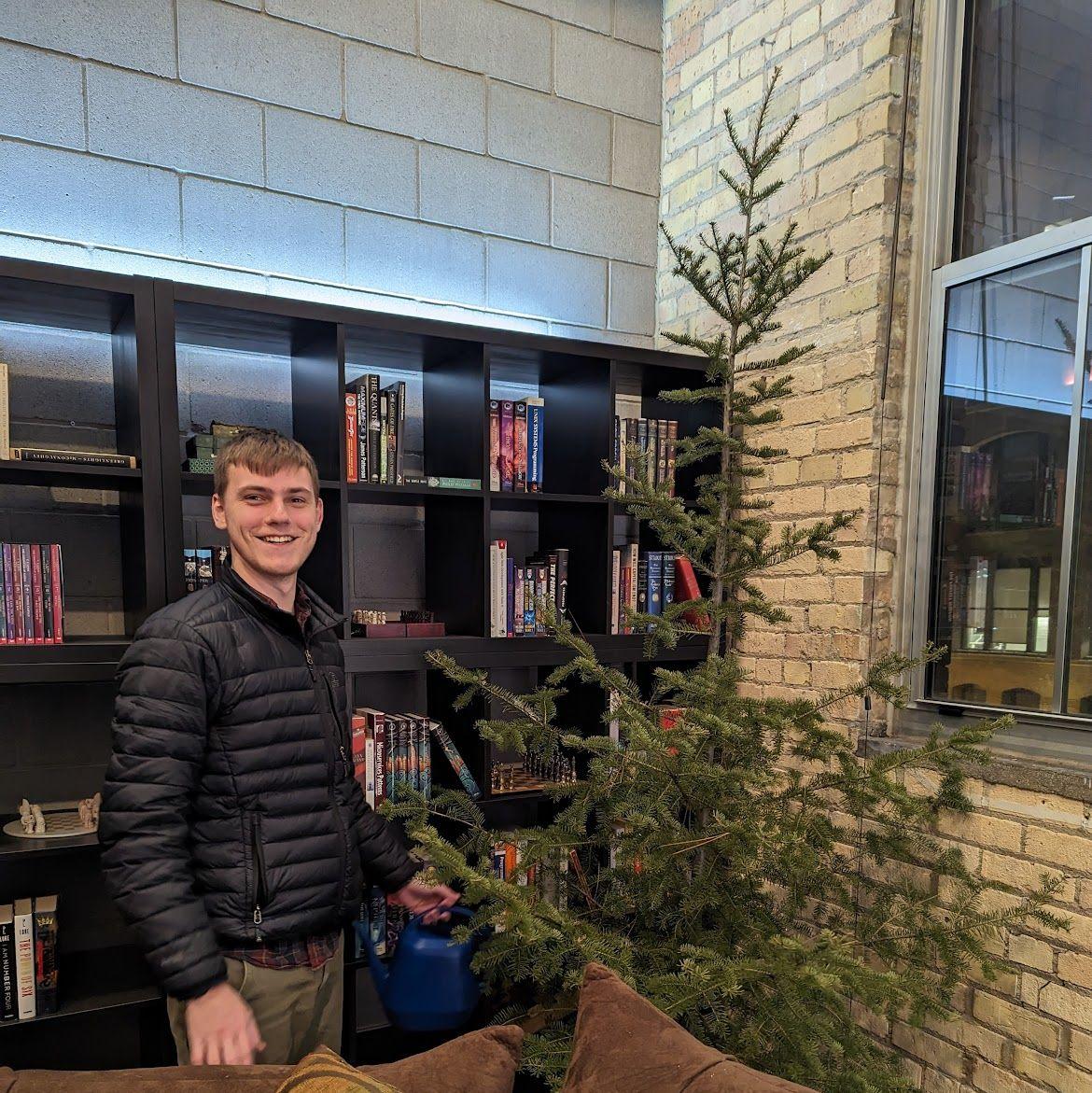 1st Christmas tree acquired for only $5