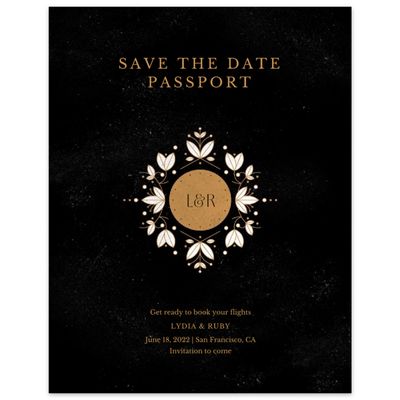 Grey Wedding Digital Save the Date - Montavilla Stamp