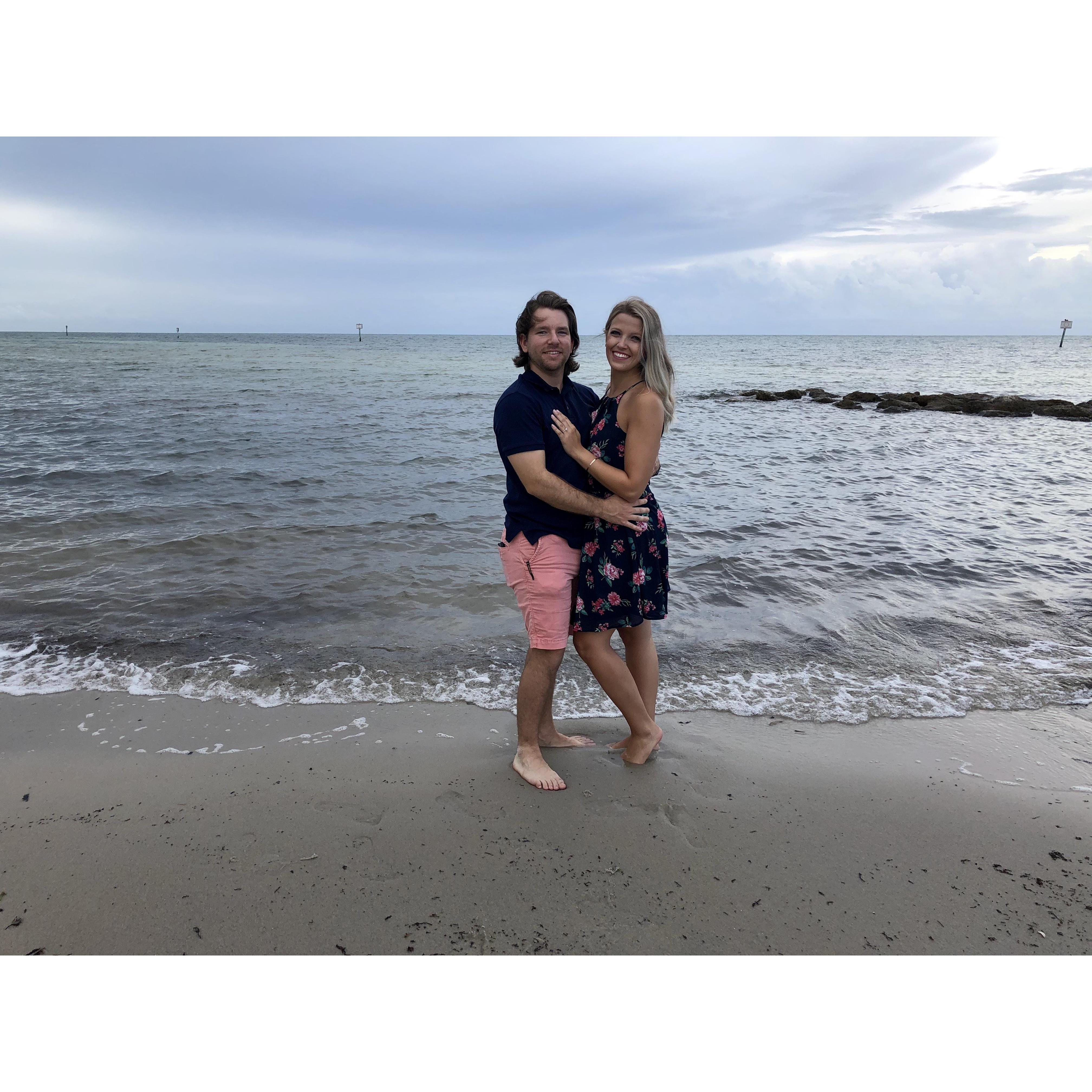 Amanda says "Yes" in Key West!