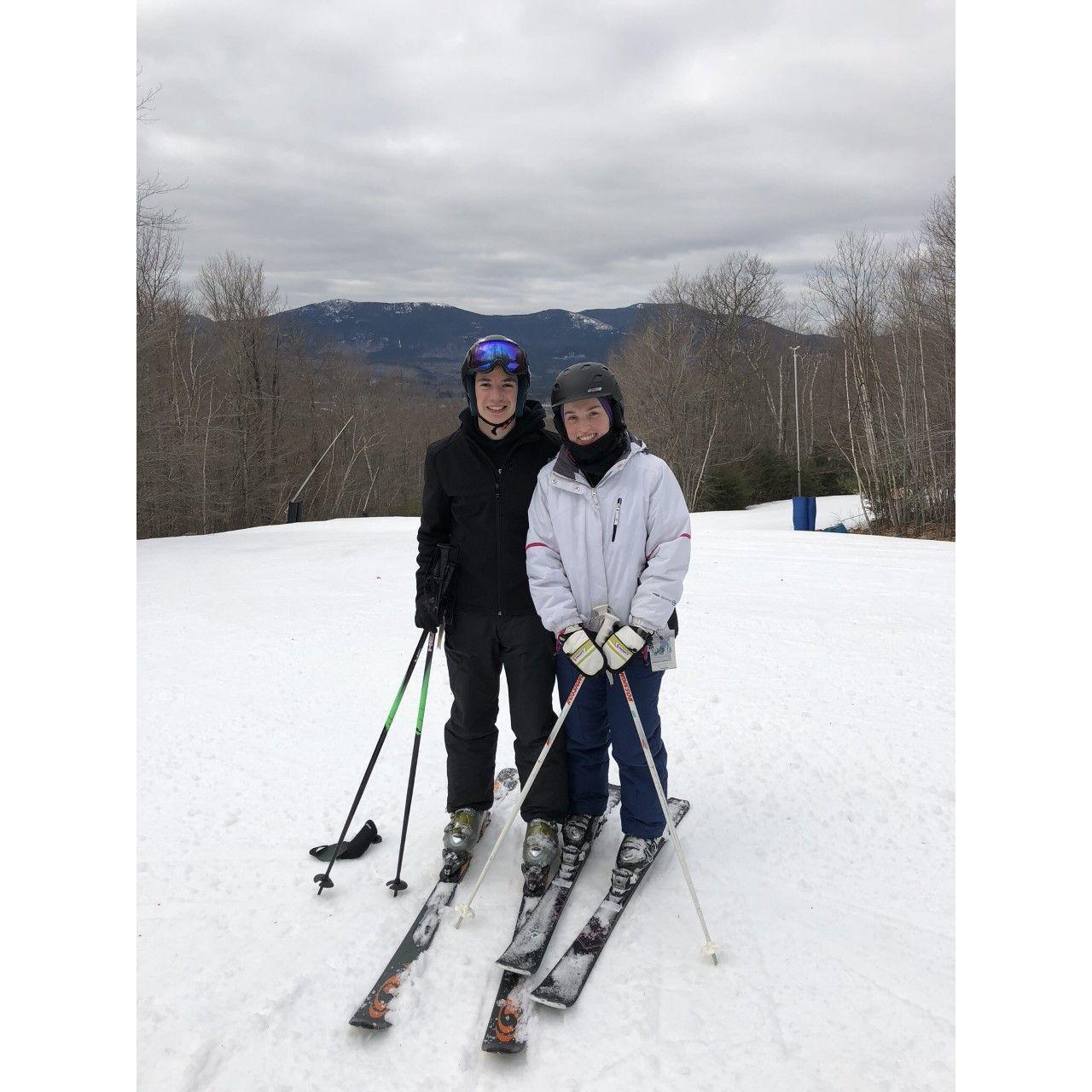 Feb 2018: Perhaps our first photo as a couple...