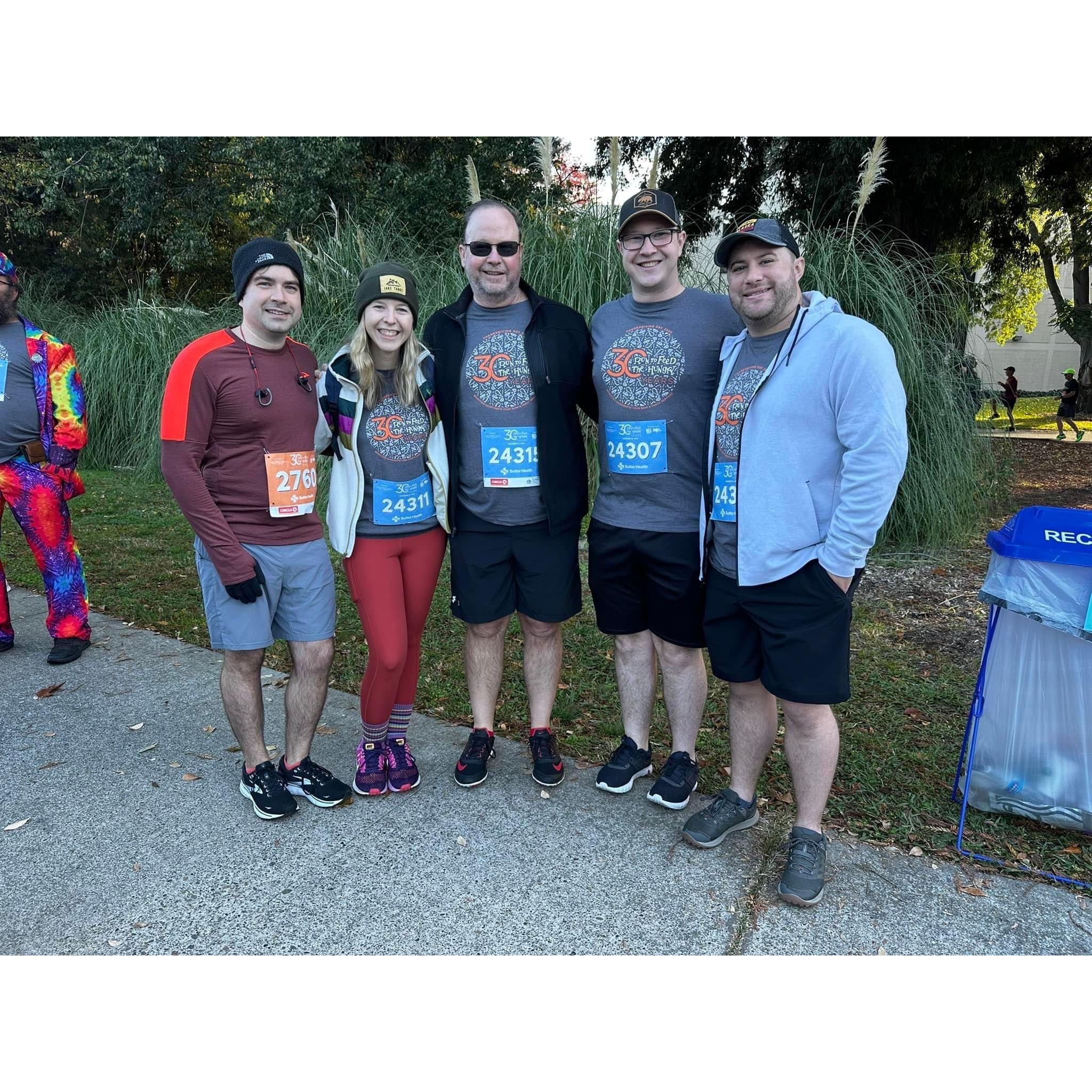 Jess may not be a runner like Matt, but that doesn't mean we can't enjoy a race for a good cause if not at (very) different paces