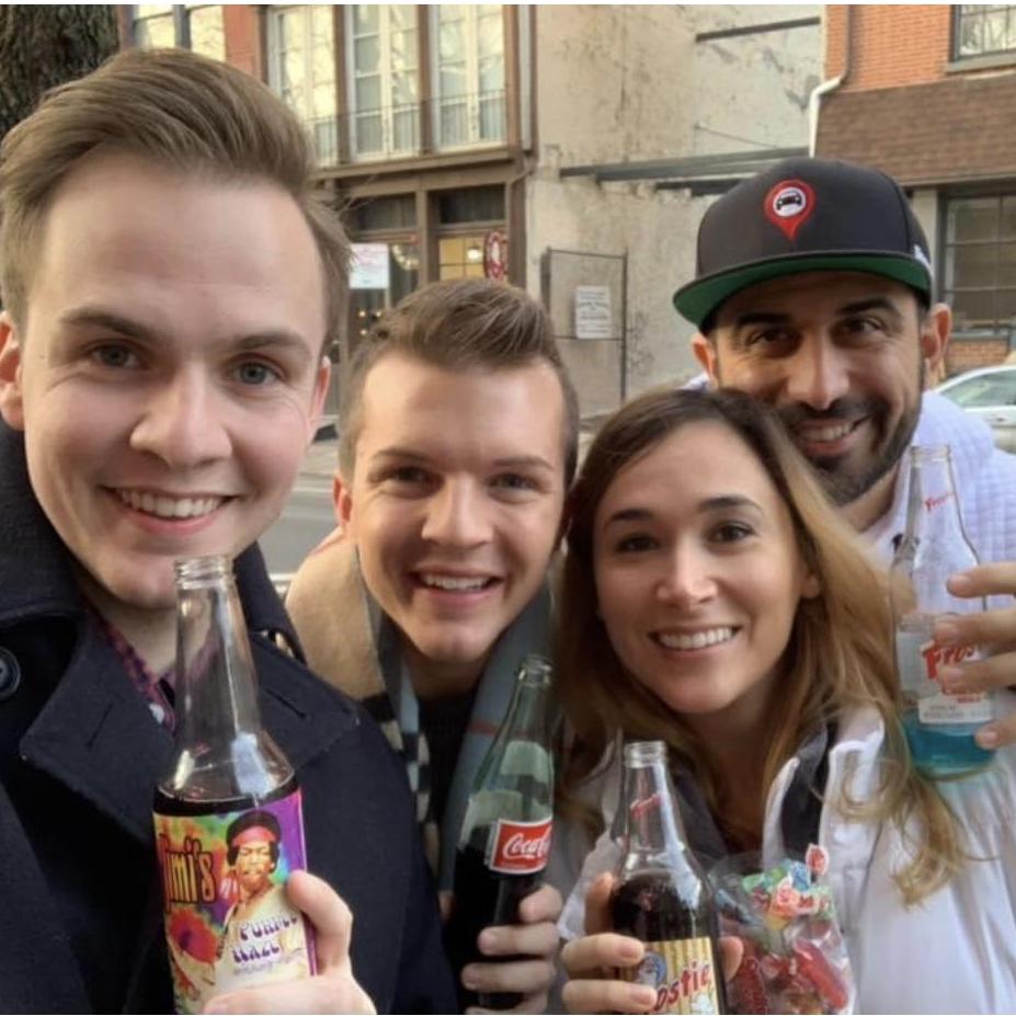 Bradon, Tim, Robbie and Chris (Robbie's husband) - Philadelphia (2017)
