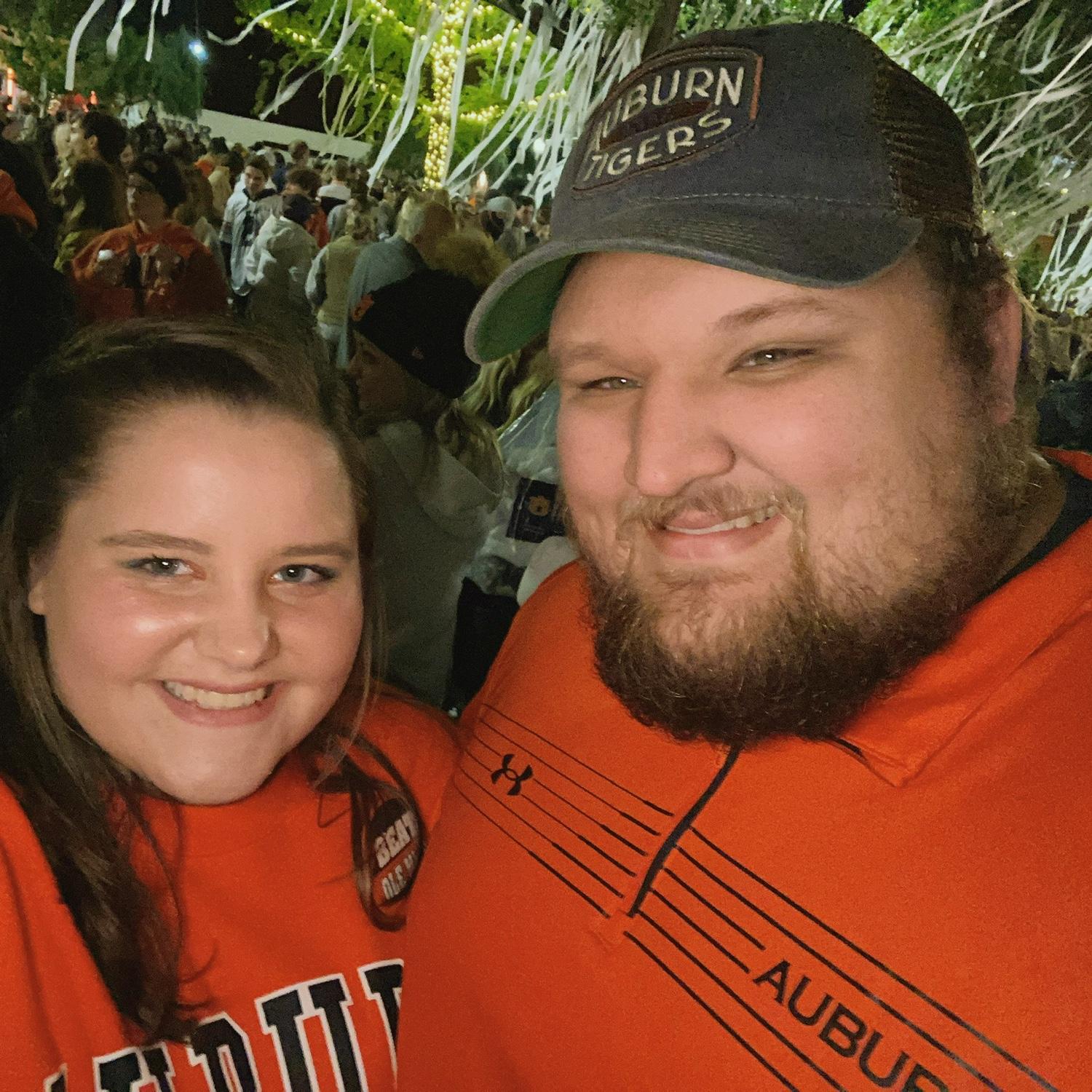 All smiles rolling Toomer’s after an All Auburn, All Orange win!