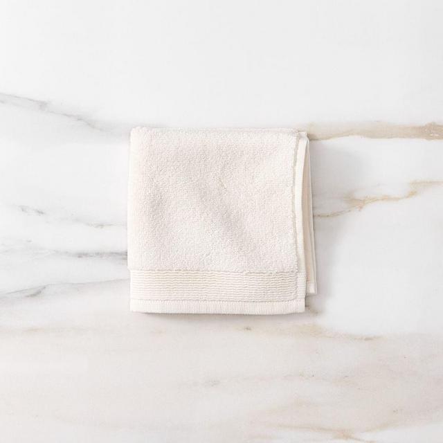 Organic Luxury Fibrosoft Towel, Washcloth, Alabaster