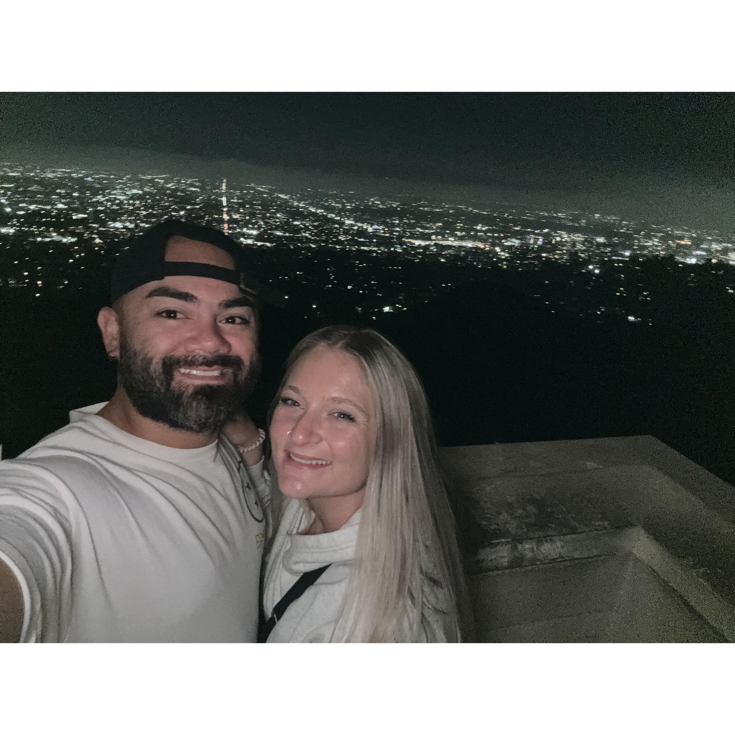 This was on our LA missions trip. We were at the Griffith Observatory overlooking the city.