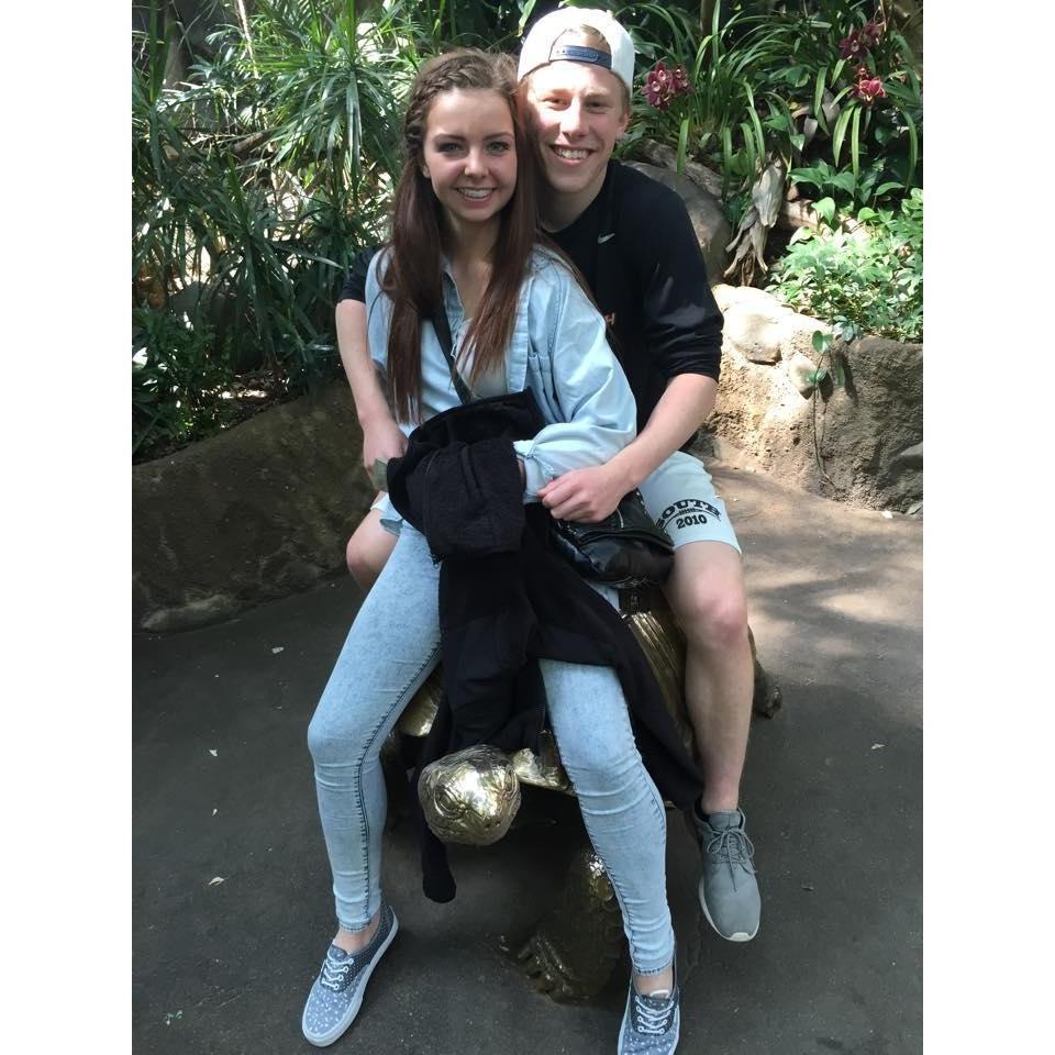 one of our first dates in 2014! MN Zoo