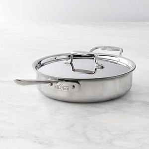 All-Clad d5 Hybrid Sauté Pan, 4-Qt.