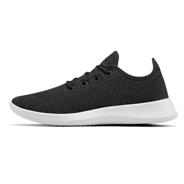 Men's Tree Runner - Jet Black (White Sole) - SIZE 13