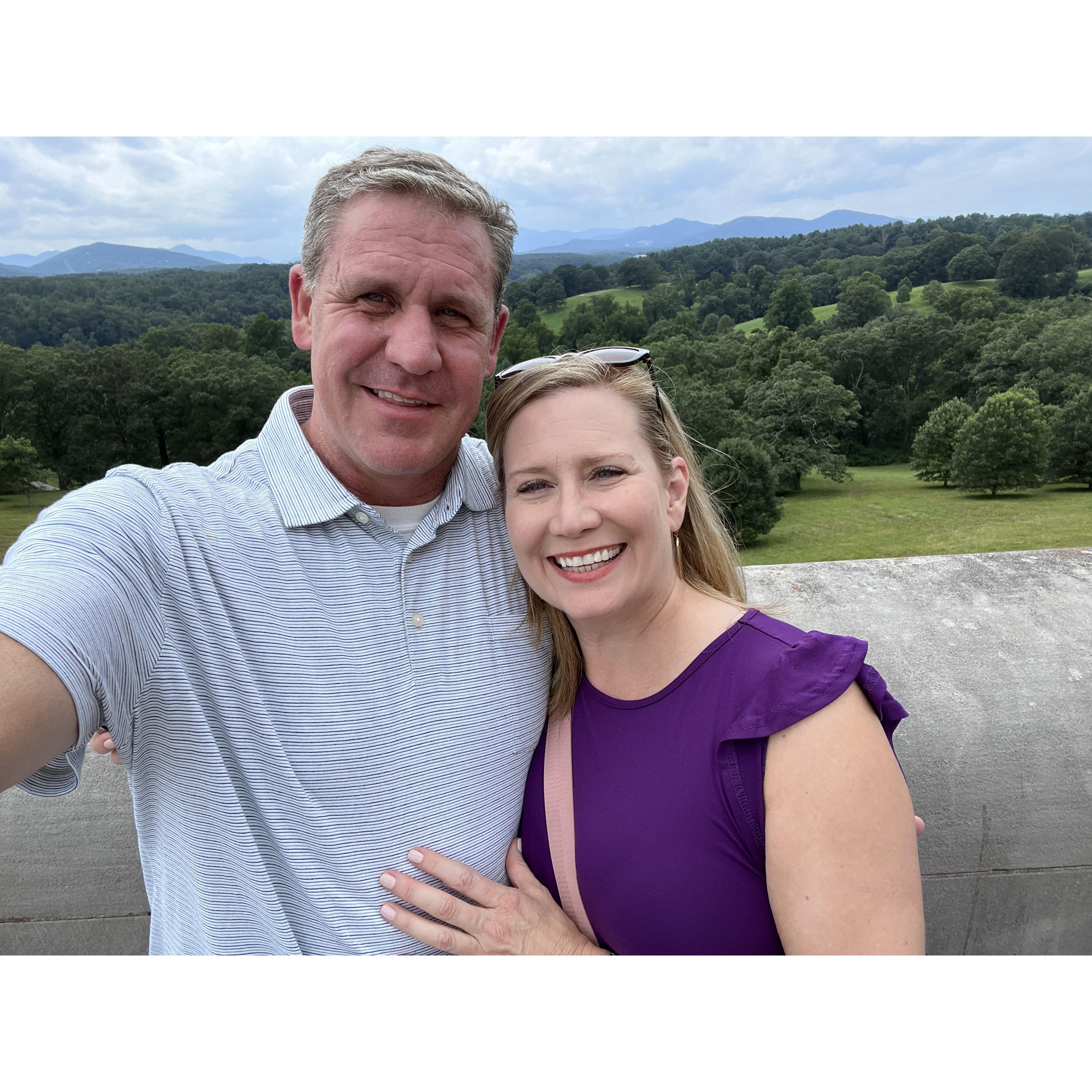 Here we are at the Biltmore in Hendersonville, NC!