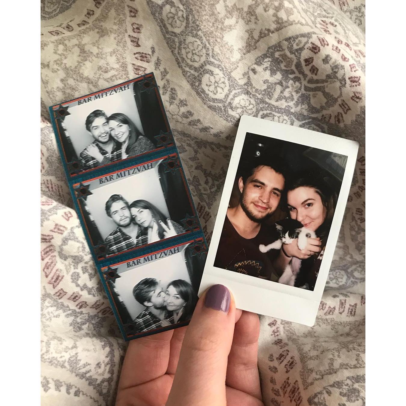 We love a good photo booth. Tilly isn't quite so keen on being photographed.
