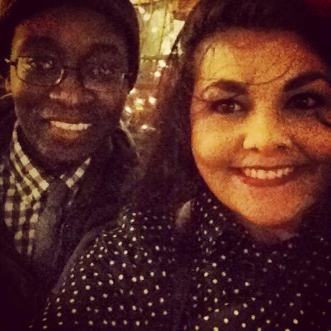 Our 3rd anniversary, on a rainy London night.