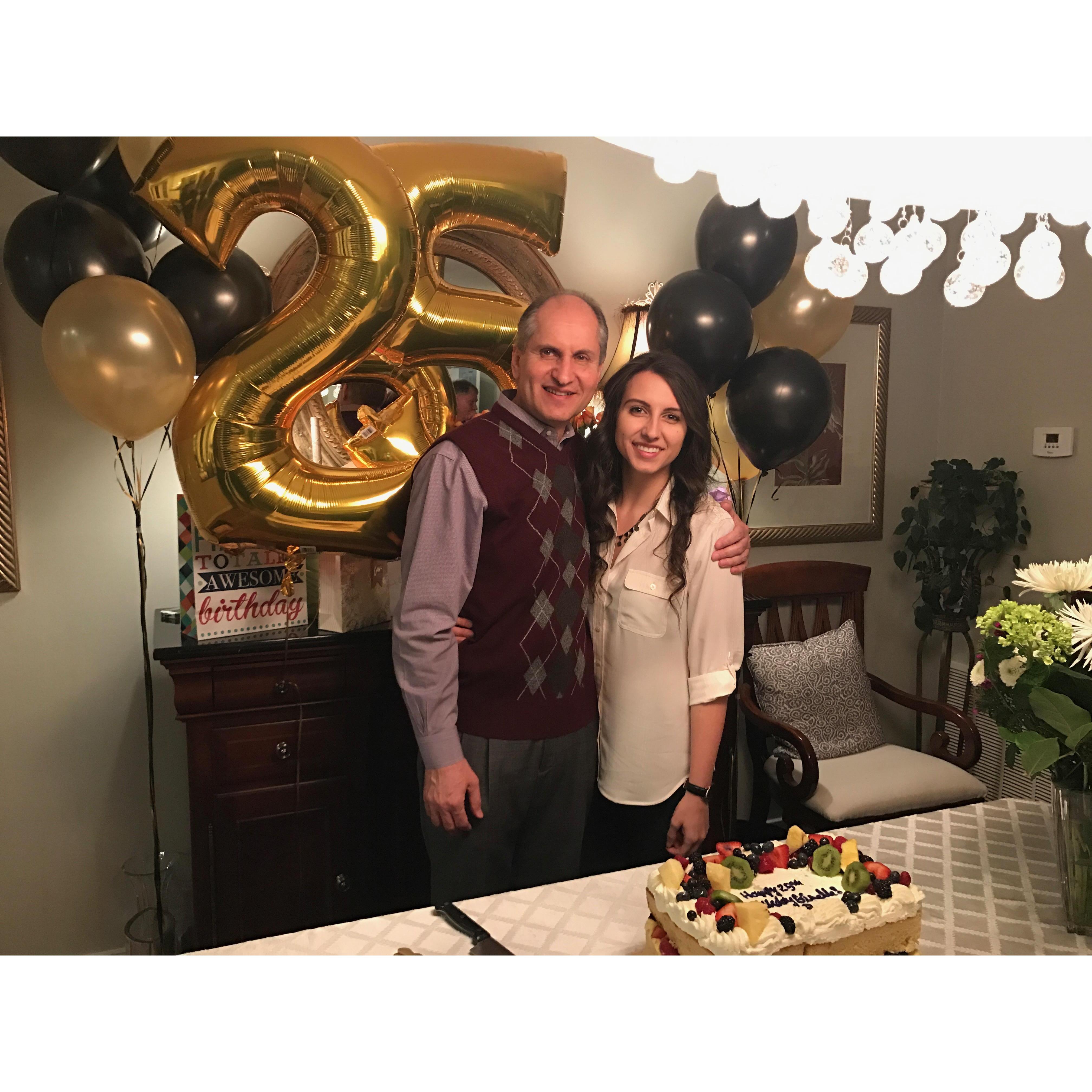 Golden birthday at 25