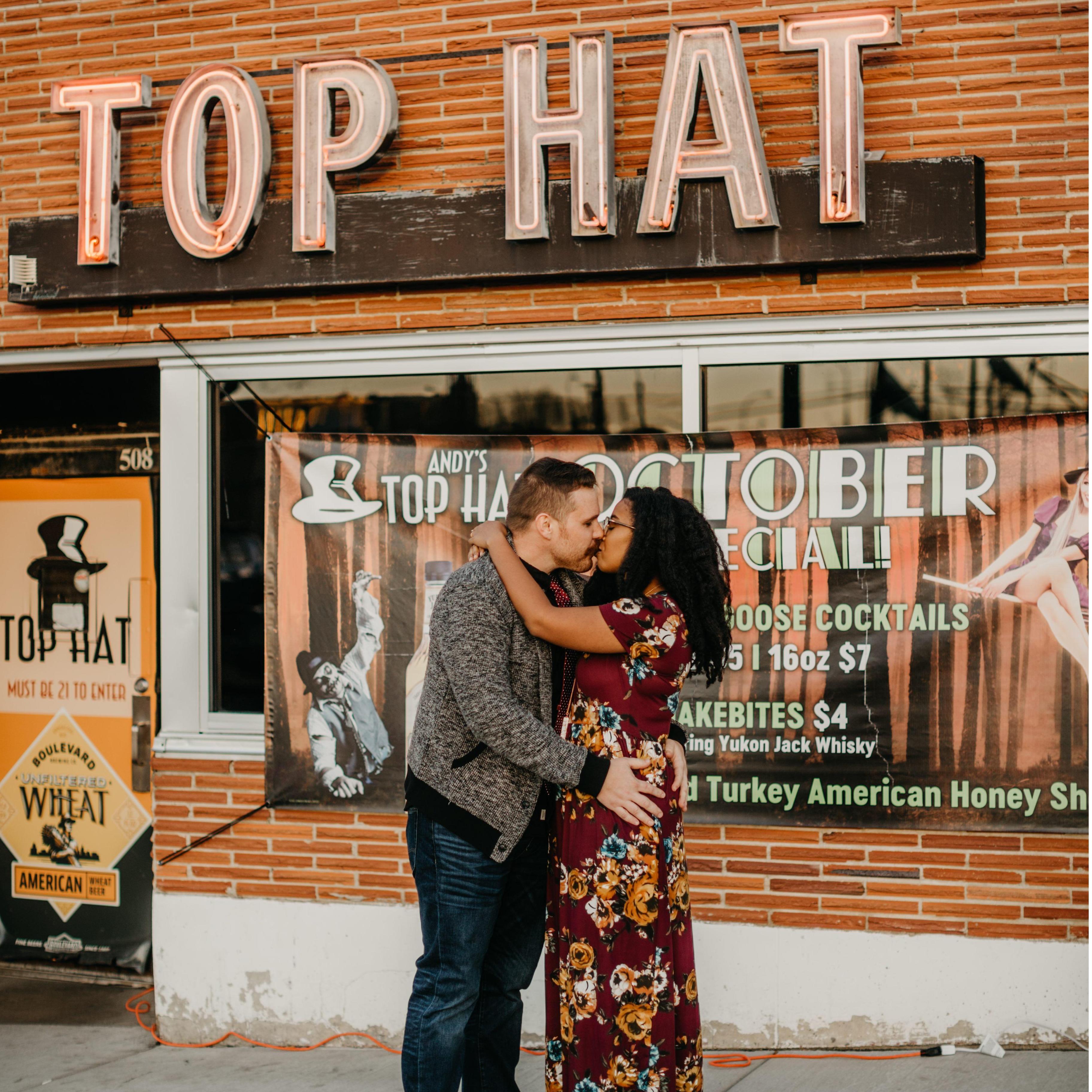 June: "Don't put the Top Hat photo on the website"


Mitchell: "ok."