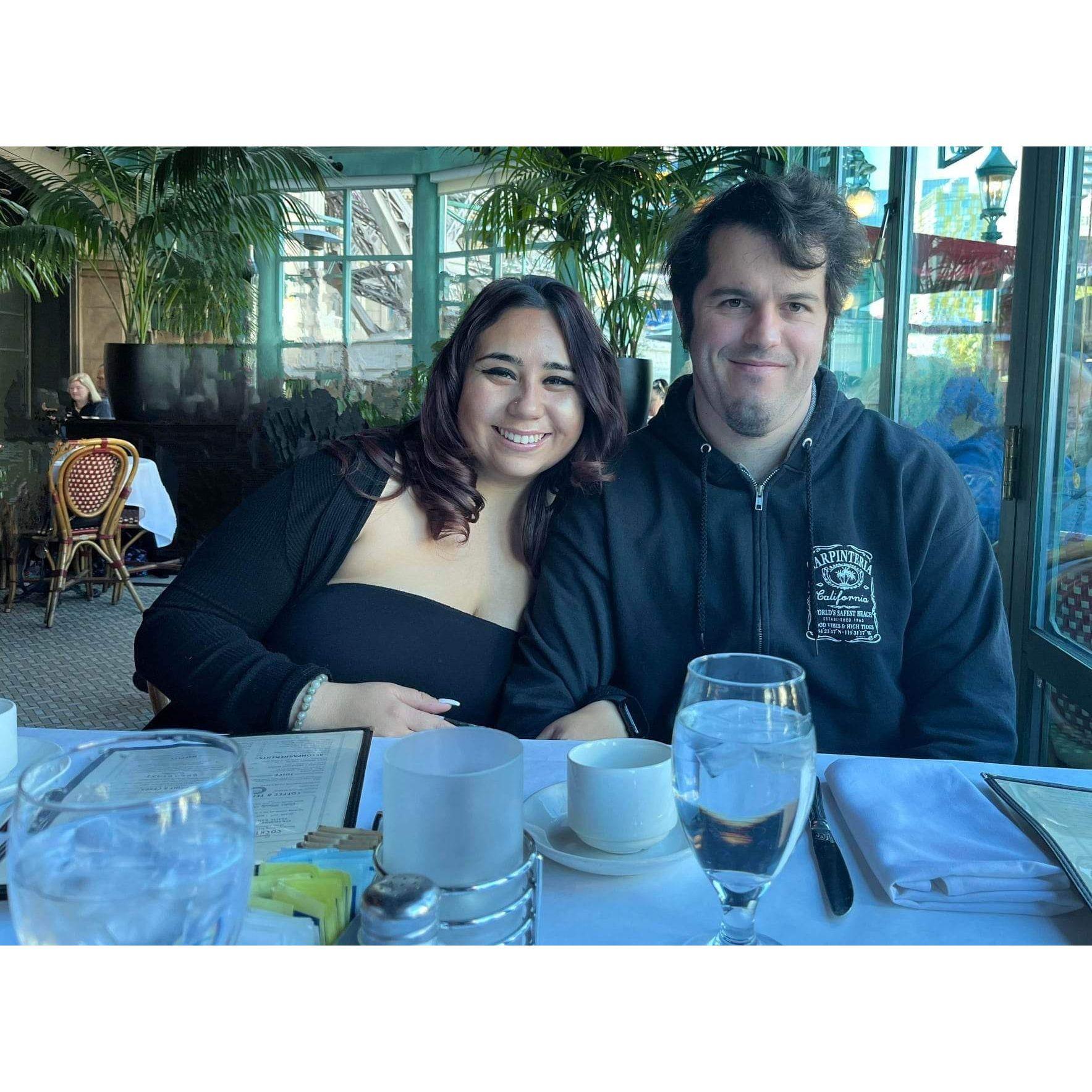 March 2023 - Birthday breakfast at Paris Hotel in Las Vegas