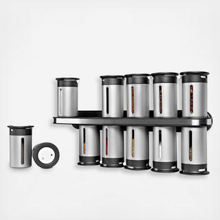 Zero Gravity Wall-Mounted Magnetic Spice Rack
