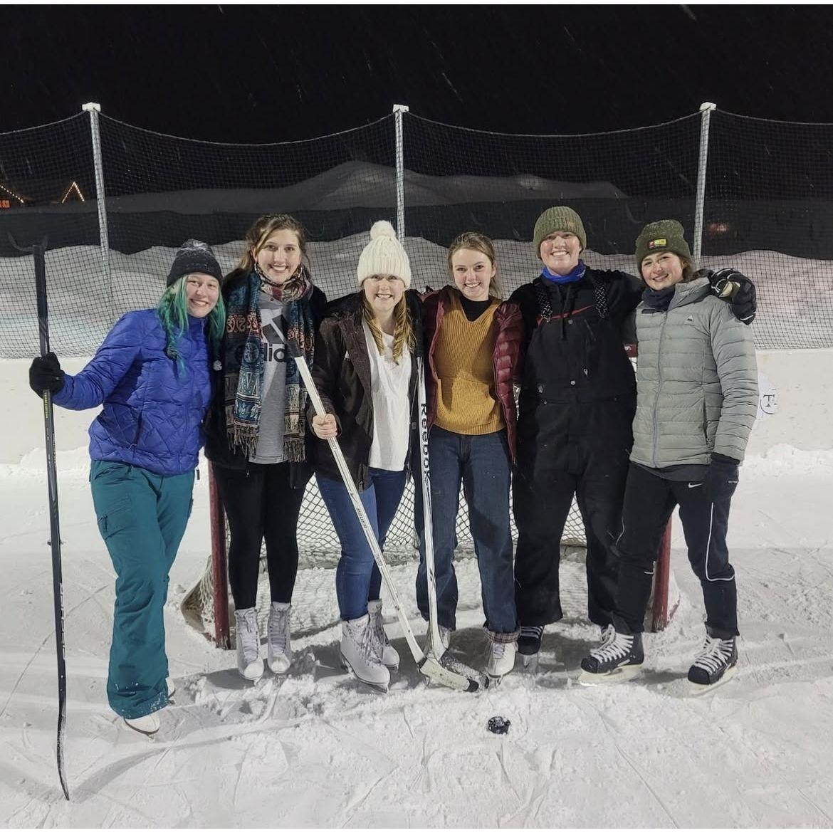 Skating in Big sky