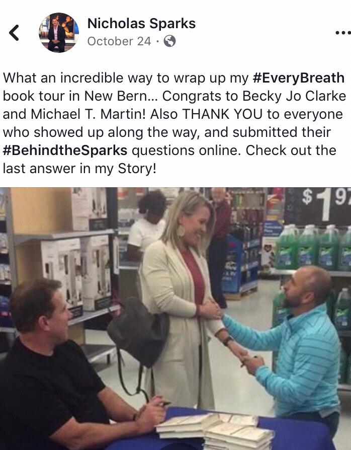 Michael’s proposal couldn’t have been more perfect.