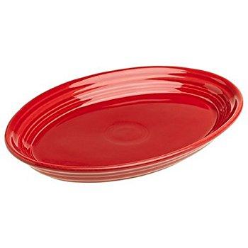Fiesta 9-5/8-Inch Oval Platter, Scarlet