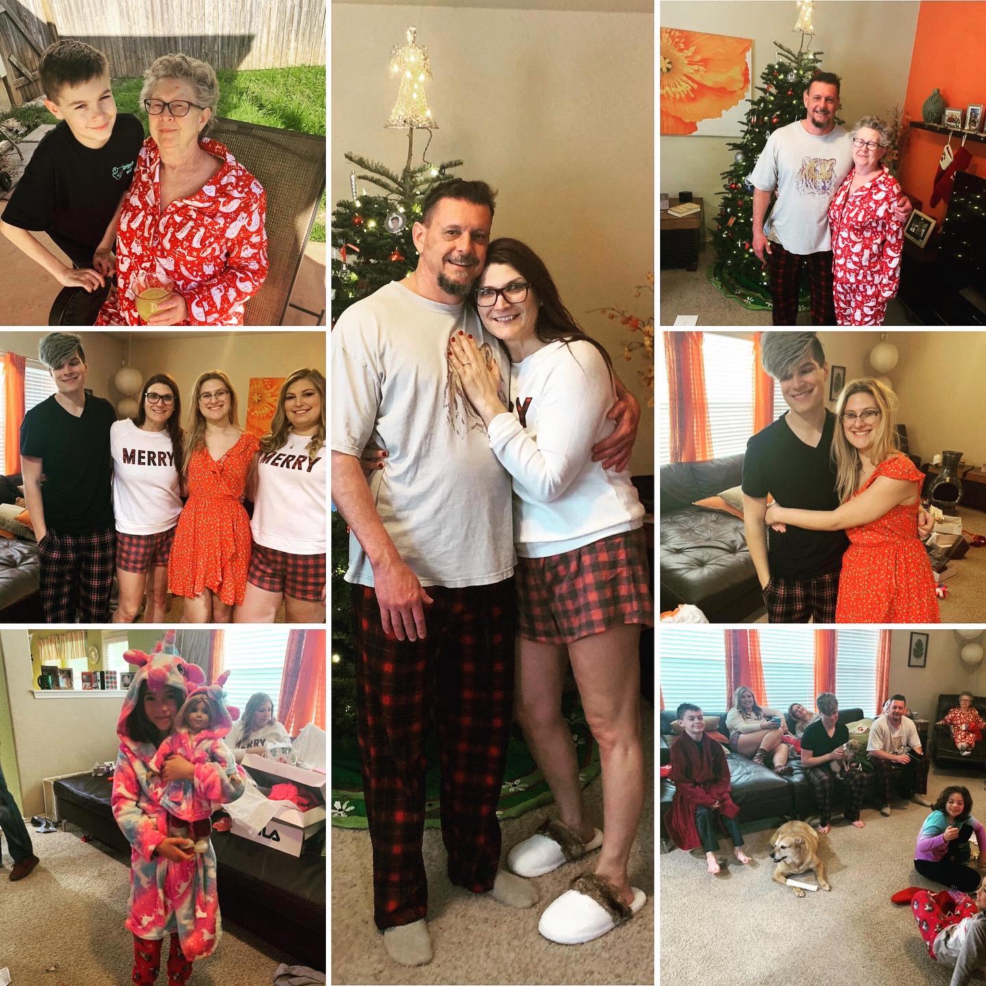 Happy Christmas engagement with our beautiful, blended family!