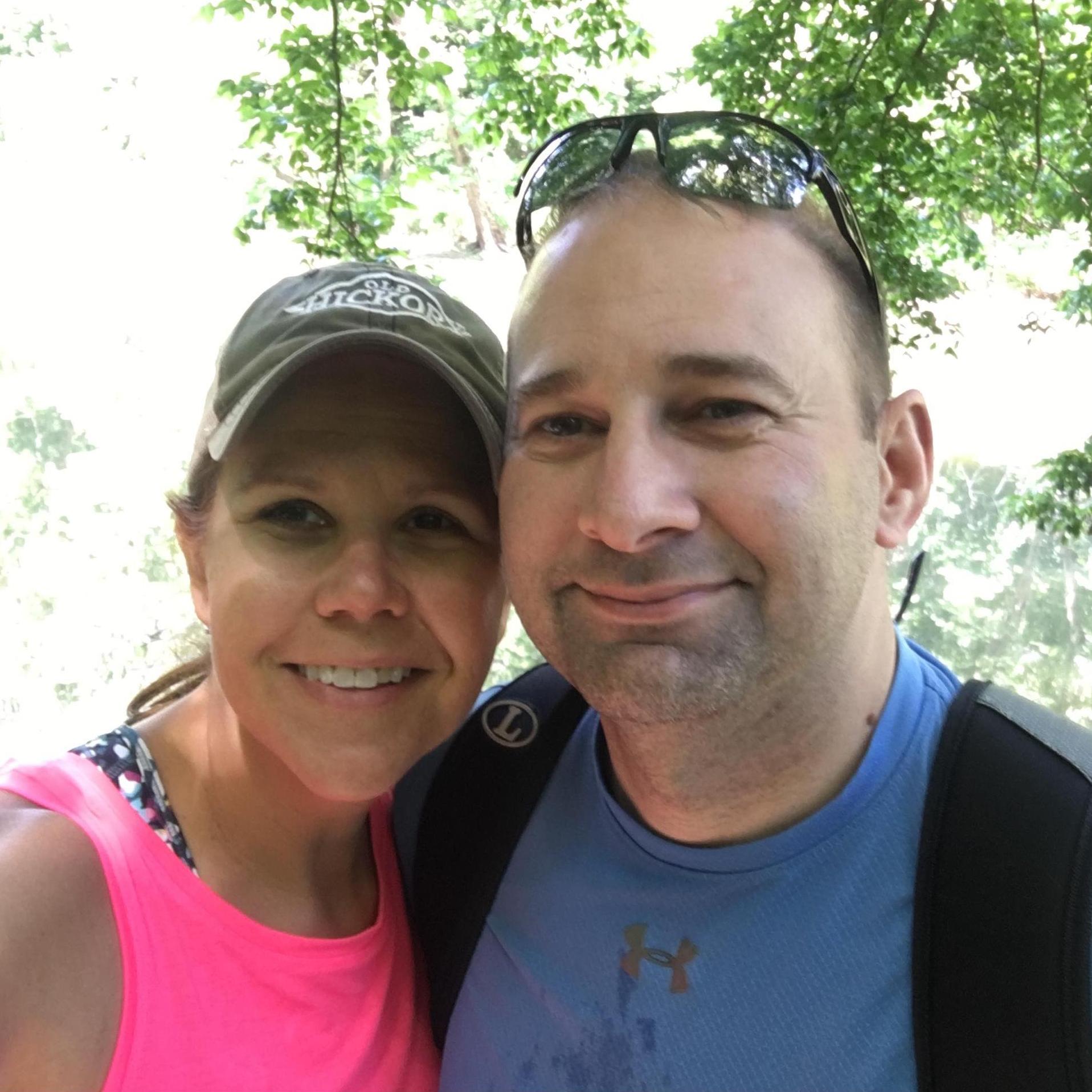 Our first hike together at Rose Island in Indiana. Super cool place!