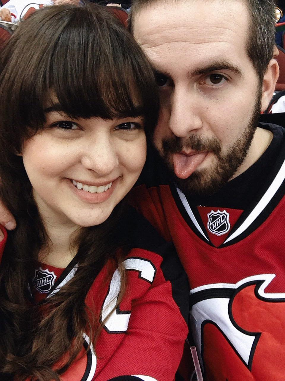 Tiffany's First NJ Devil's Game!