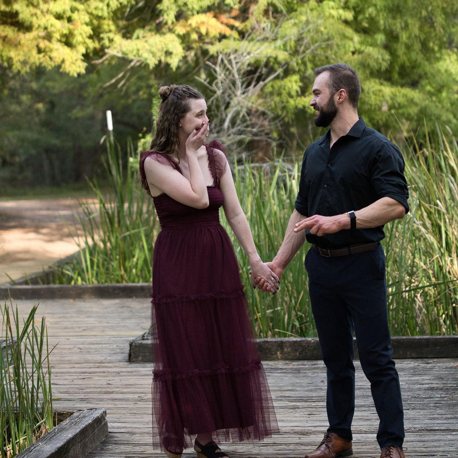 Explaining the story of how I pulled off the surprise proposal and all the steps required! (Brian)