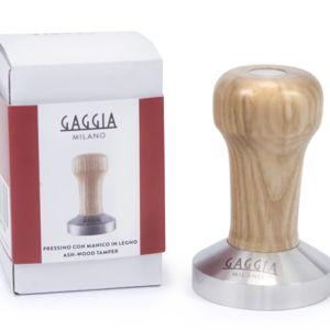 Gaggia Logo Ashwood Handle Tamper