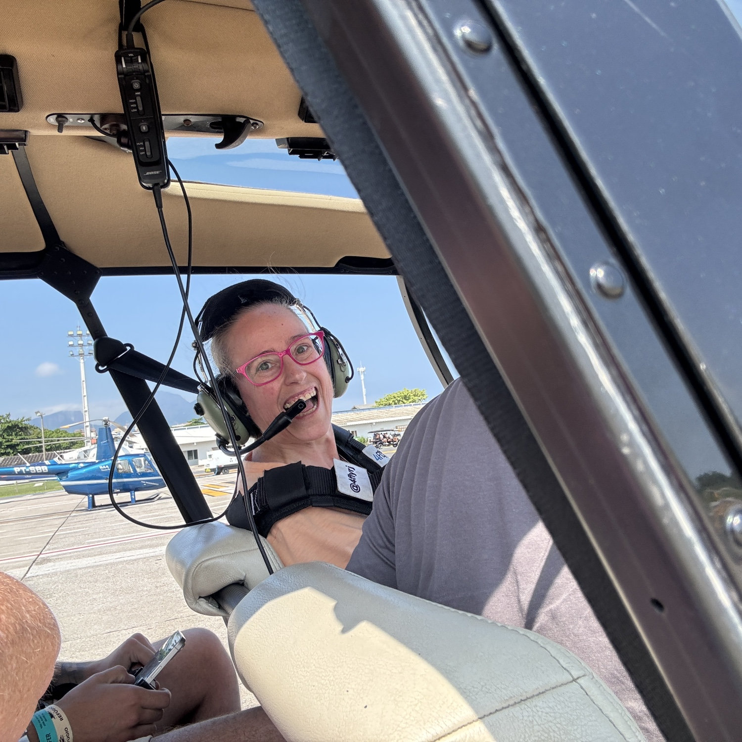 Helicopter ride in Rio!