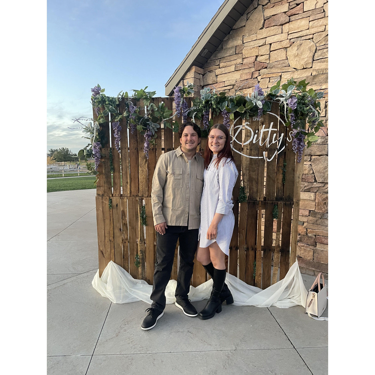 A sweet friend's wedding reception.
